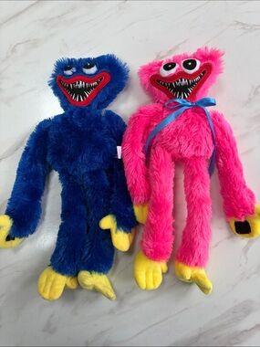 Huggy Wuggy horror Poppy Playtime pink "Kissy Missy" blue "Huggy Wuggy plush